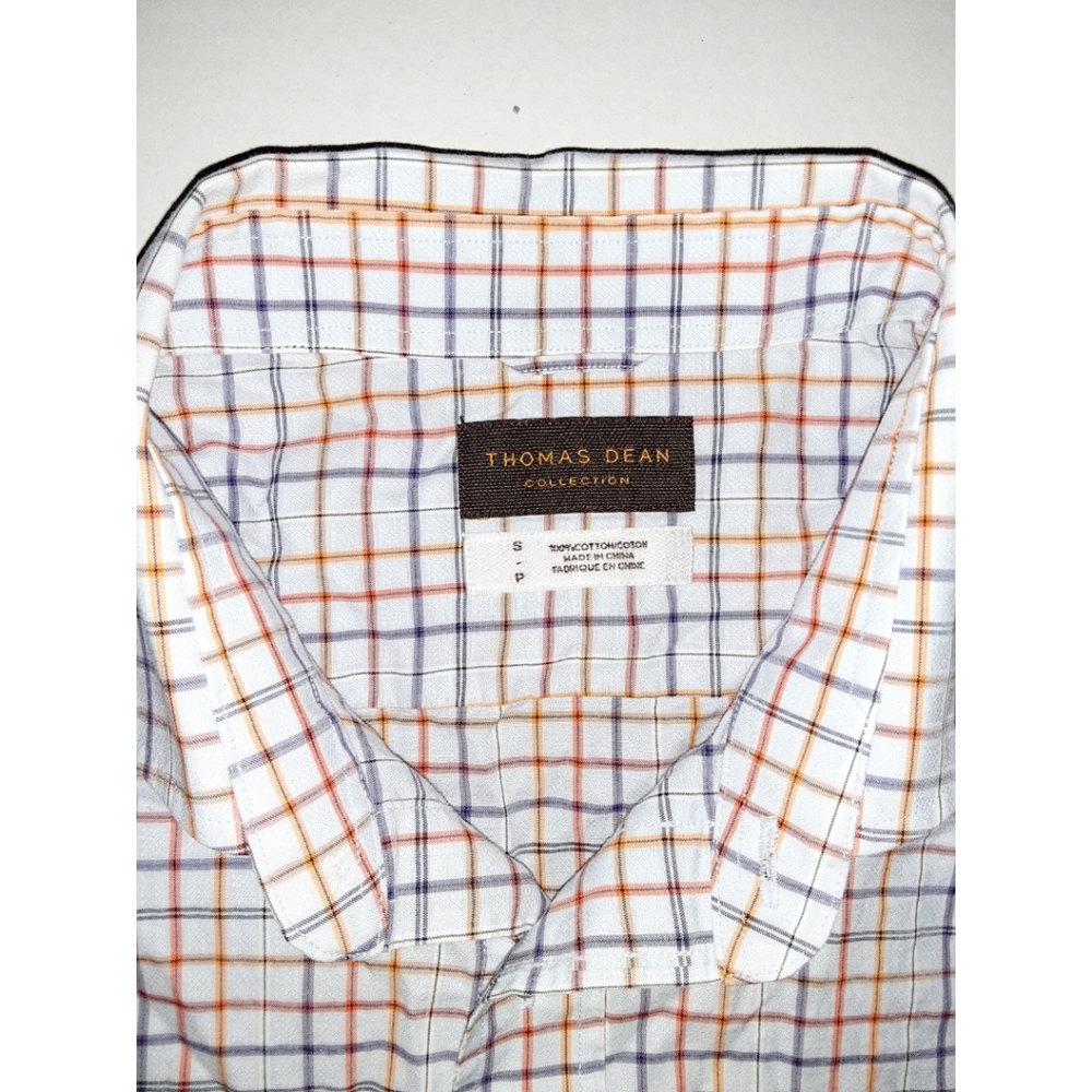 Thomas Dean Windowpane Stripe Button-Down - image 4